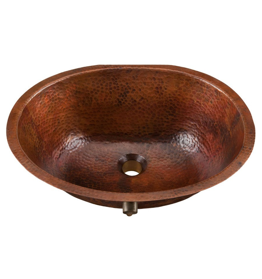Thompson Traders BOU-1915BC Uruapan Bathroom Sink in Aged Copper
(Hammered)