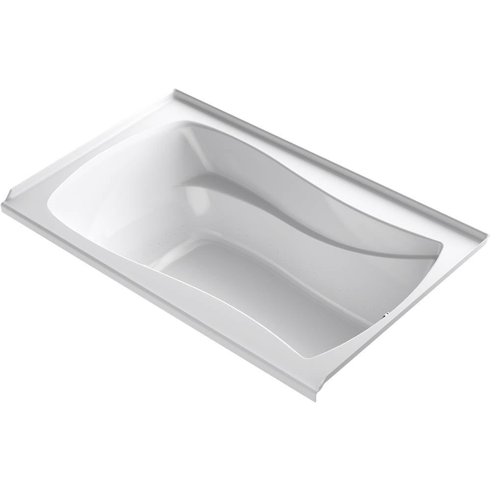 Mariposa  60" x 36" alcove Heated BubbleMassage air bath, right drain