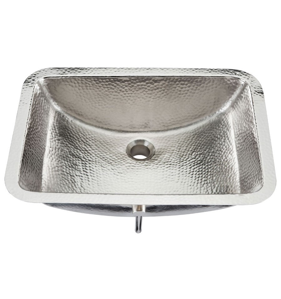 Thompson Traders BRU-2115BRN Taxco Bathroom Sink in Nickel
(Hammered)