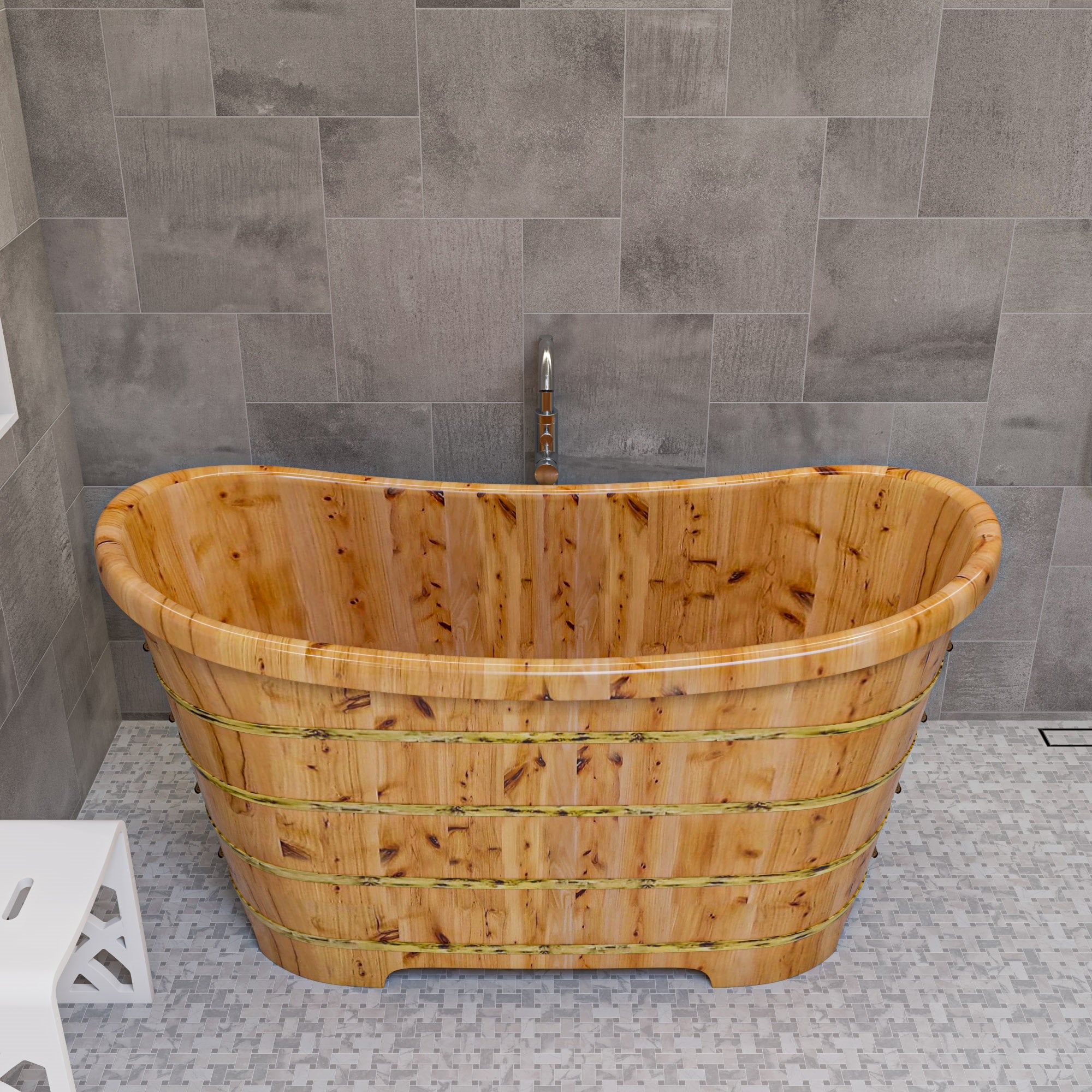 Cedar Wooden Bathtub