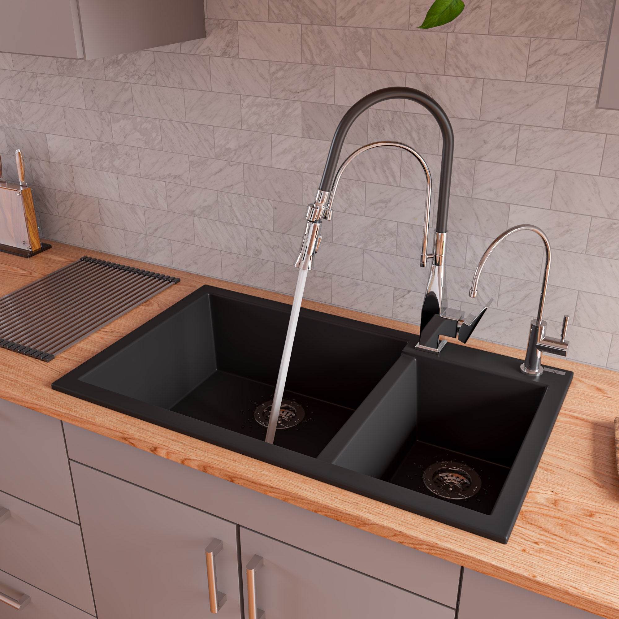 Bowl Drop In Granite Composite Kitchen Sink