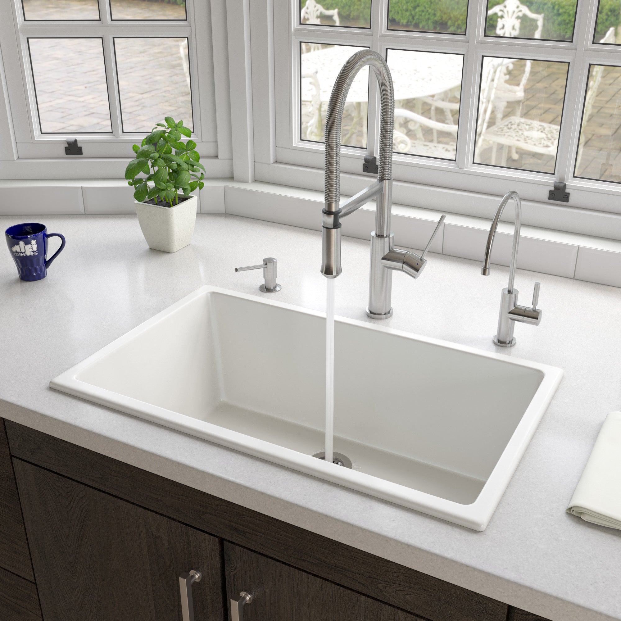 Drop In Fireclay Kitchen Sink
