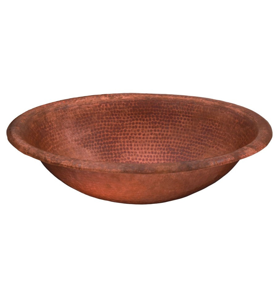 Thompson Traders 2OP Huacana Bathroom Sink in Fired Copper
(Hammered)