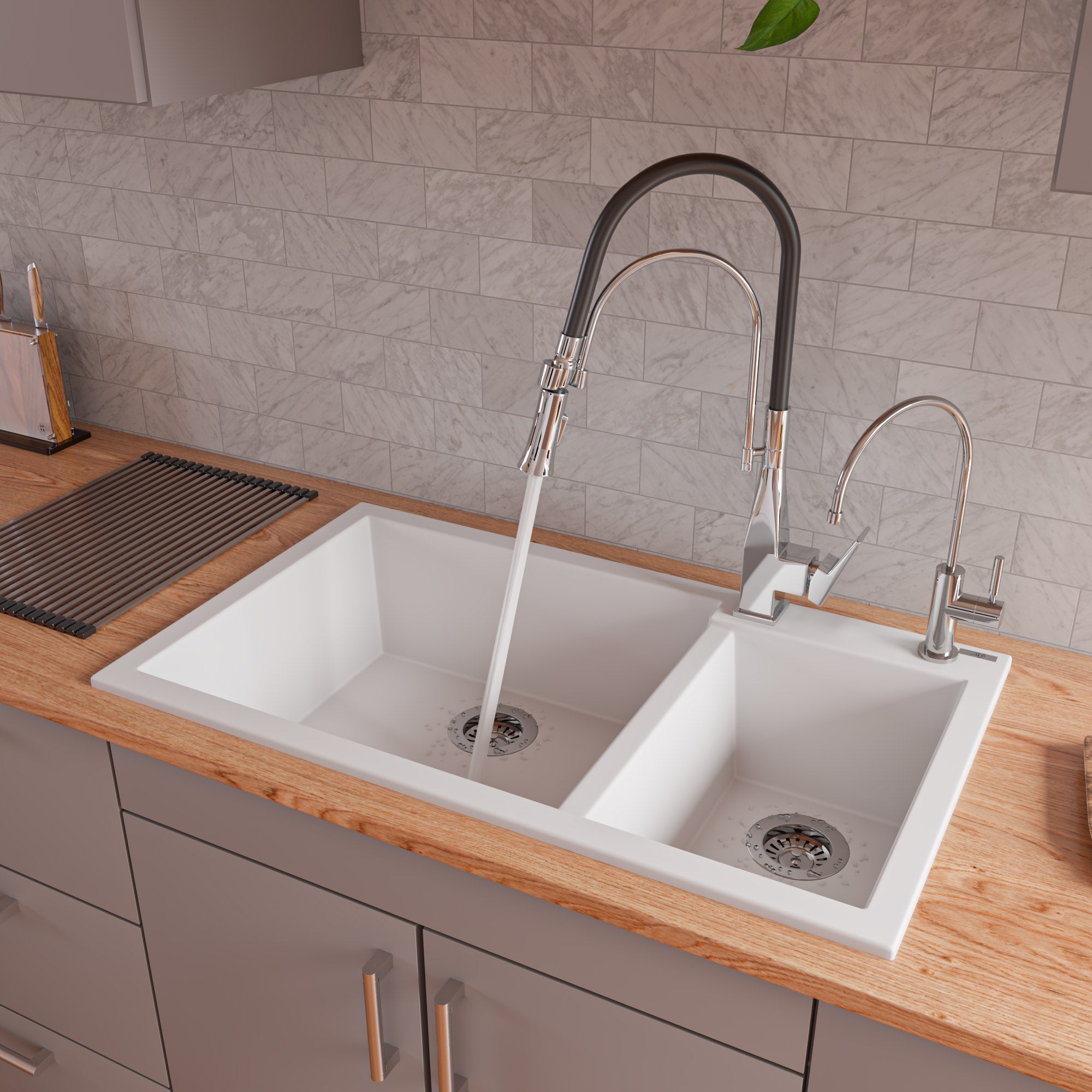 Bowl Drop In Granite Composite Kitchen Sink