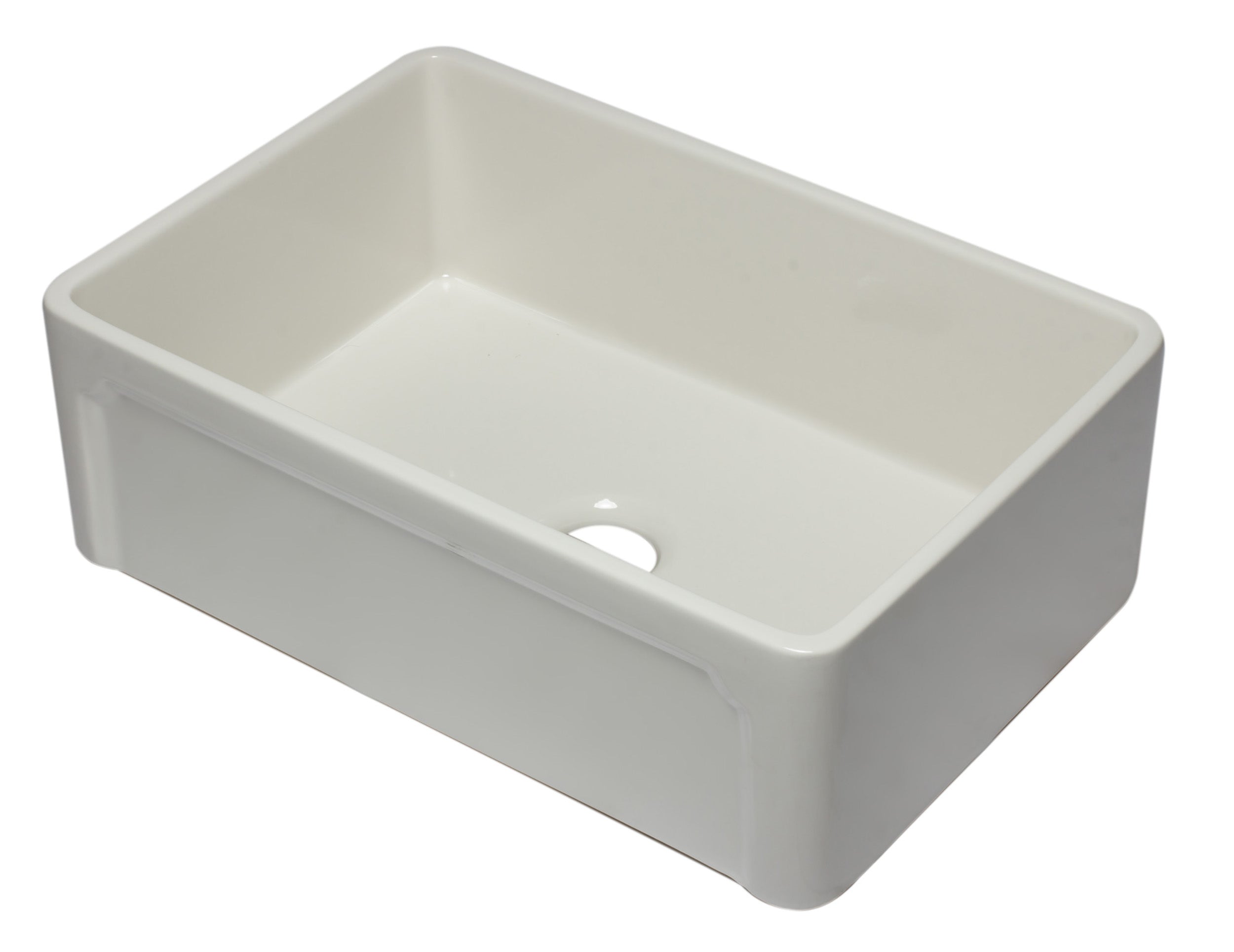 Reversible Single Fireclay Farmhouse Kitchen Sink
