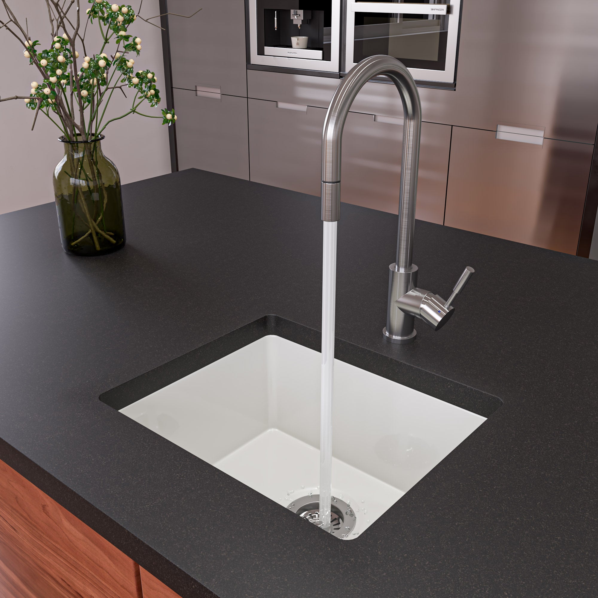 Bowl Fireclay Undermount Kitchen Sink