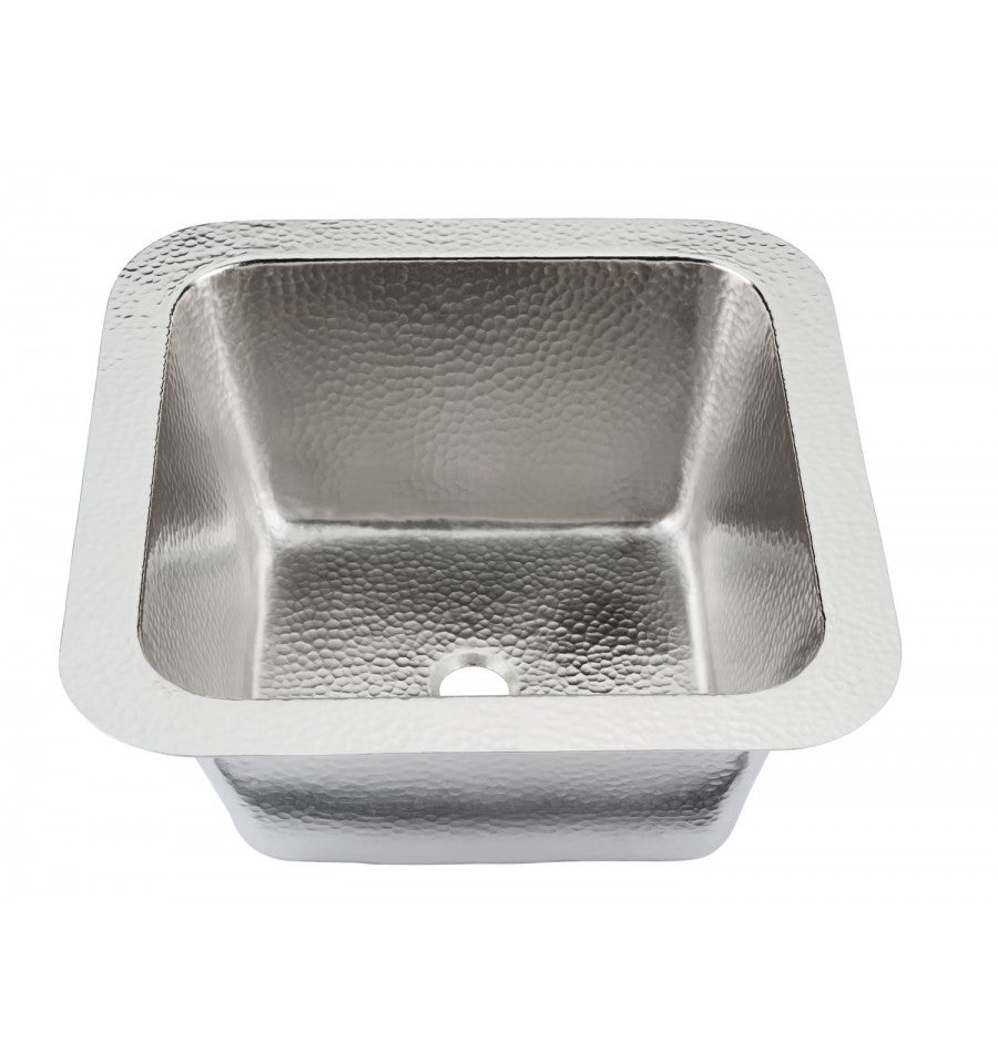 Thompson Traders 1S-BRN Tamayo Bar Sink in Nickel
(Hammered)