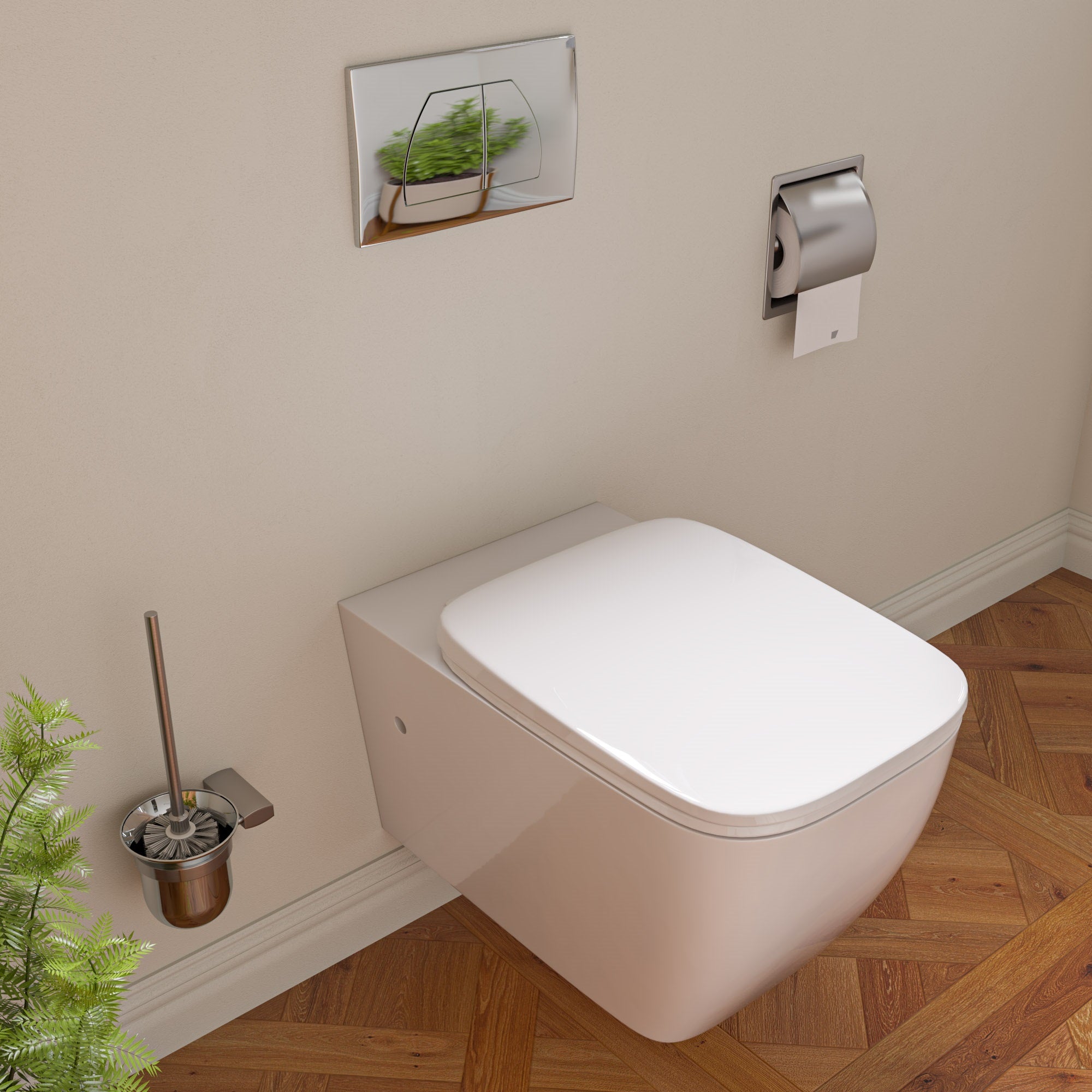 Mounted Toilet Bowl