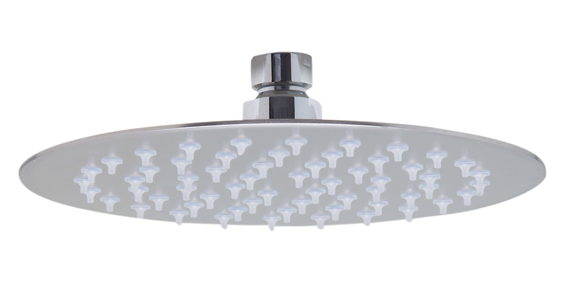 Steel 8" Round Ultra Thin Rain Shower Head