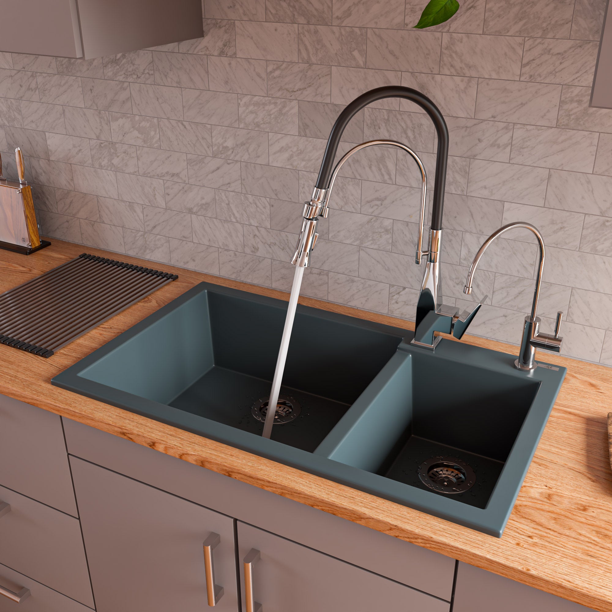 Bowl Drop In Granite Composite Kitchen Sink