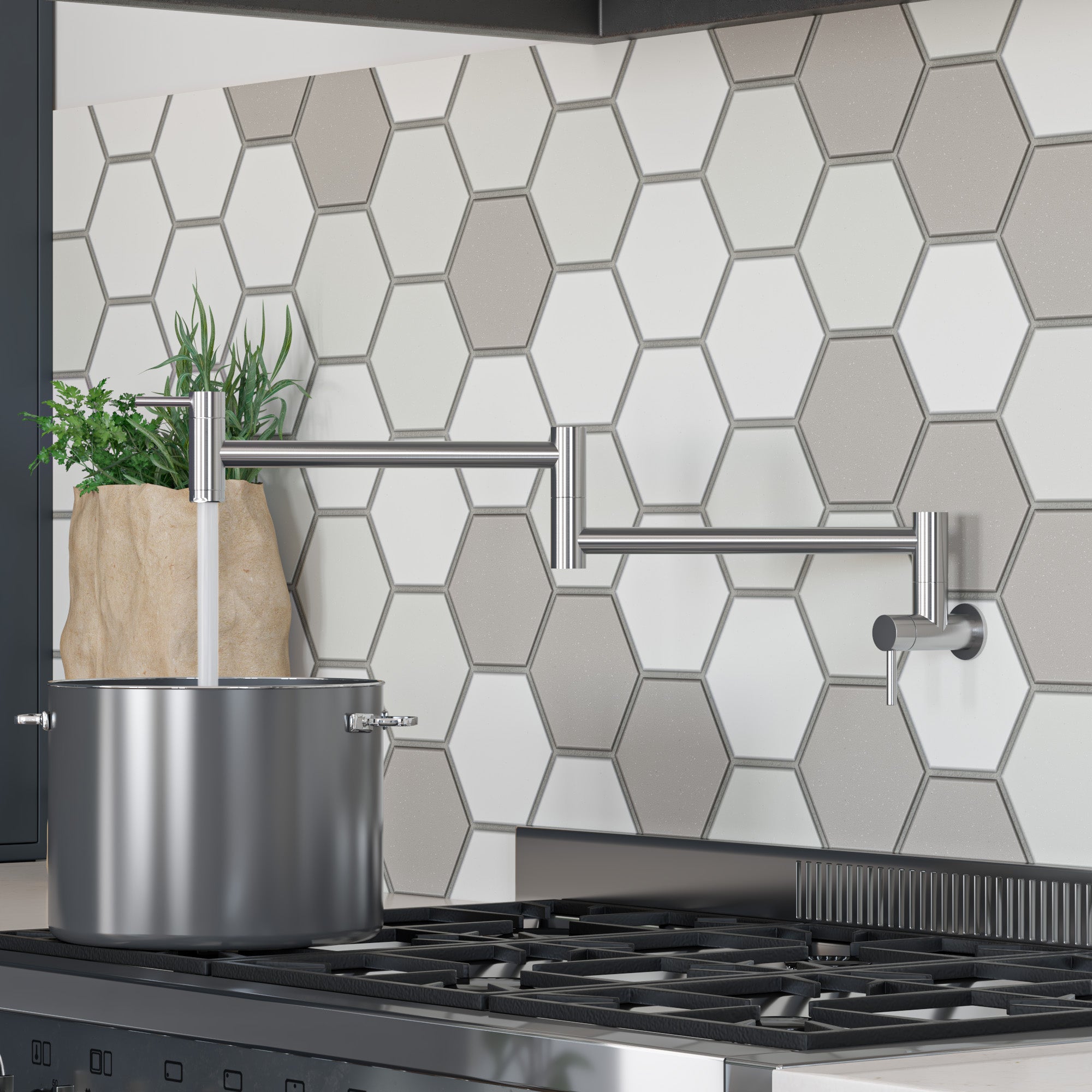 Retractable Pot Filler Faucet