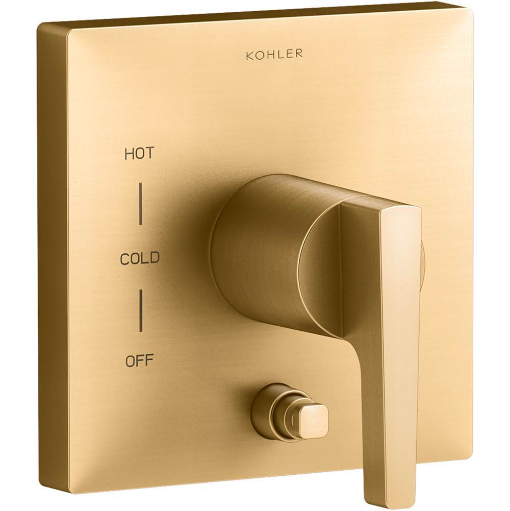 Honesty  Rite-Temp  valve trim with push-button diverter