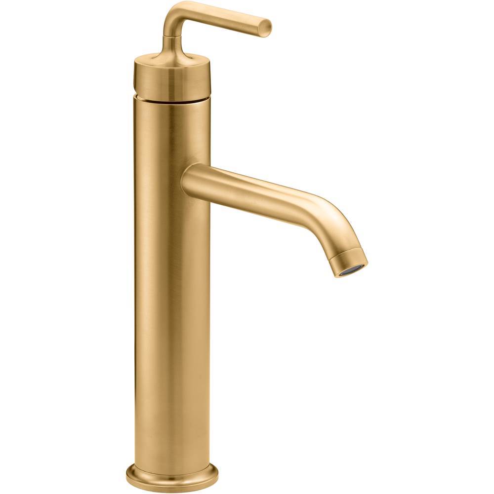 Purist  Tall single-handle bathroom sink faucet with Lever handle, 1.2 gpm