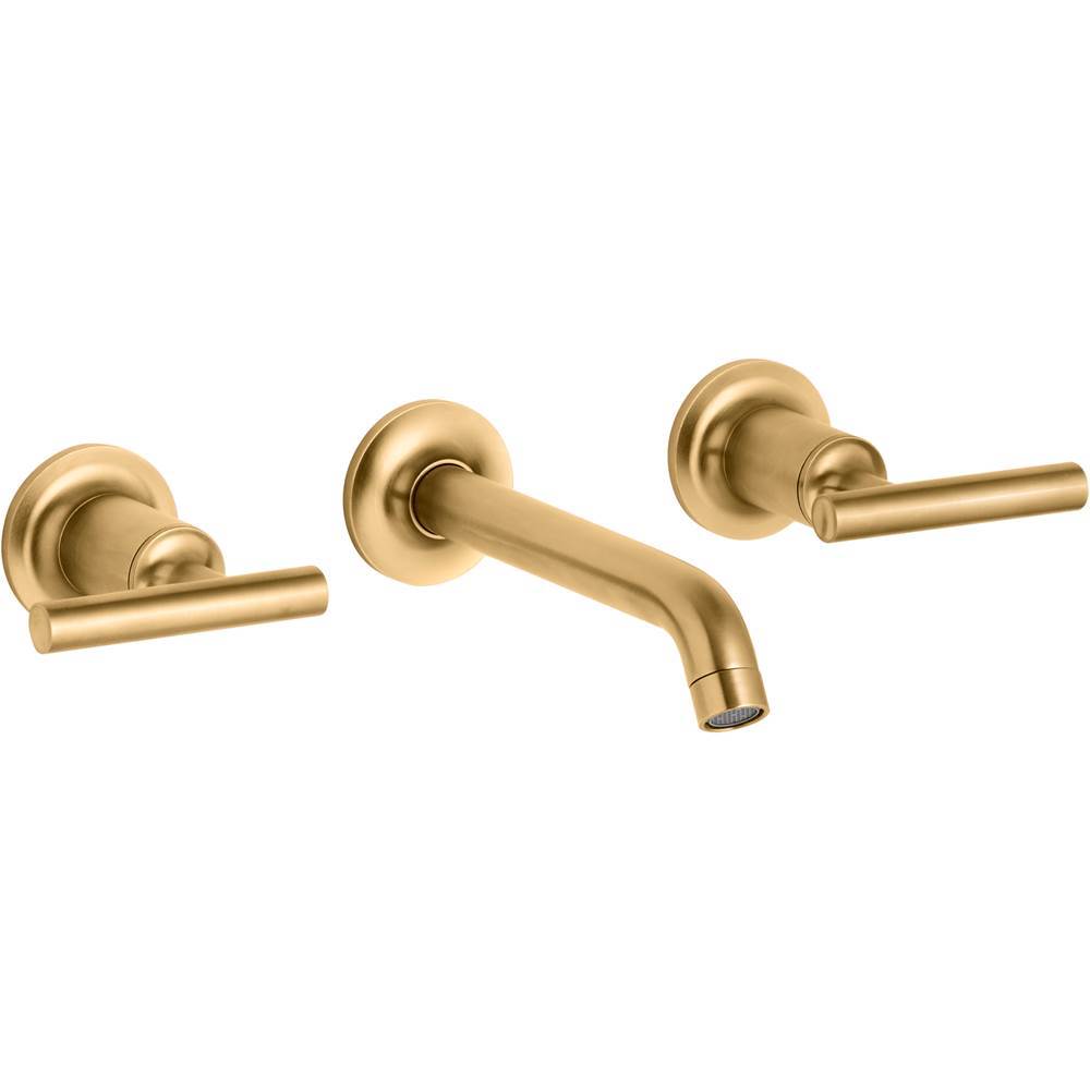 Purist  Wall-mount bathroom sink faucet trim with Lever handles, 1.2 gpm