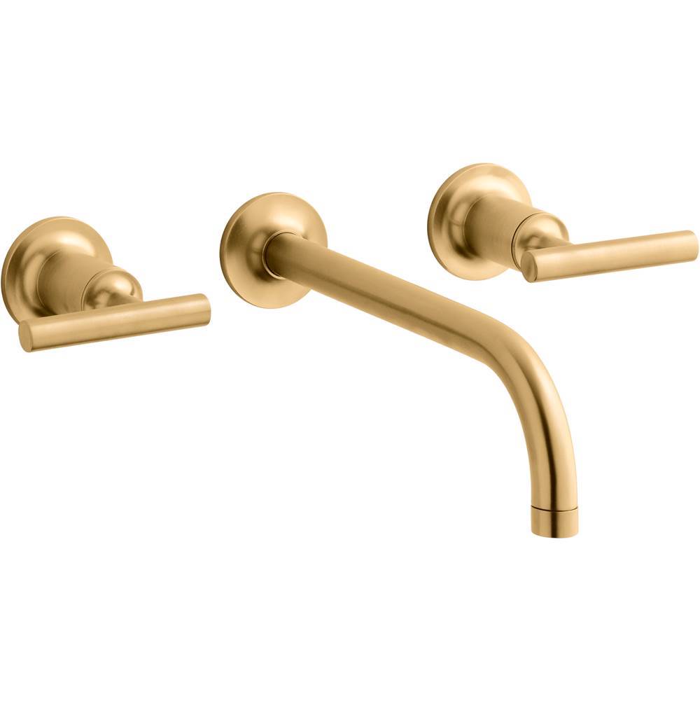 Purist  Wall-mount bathroom sink faucet trim with Lever handles, 1.2 gpm
