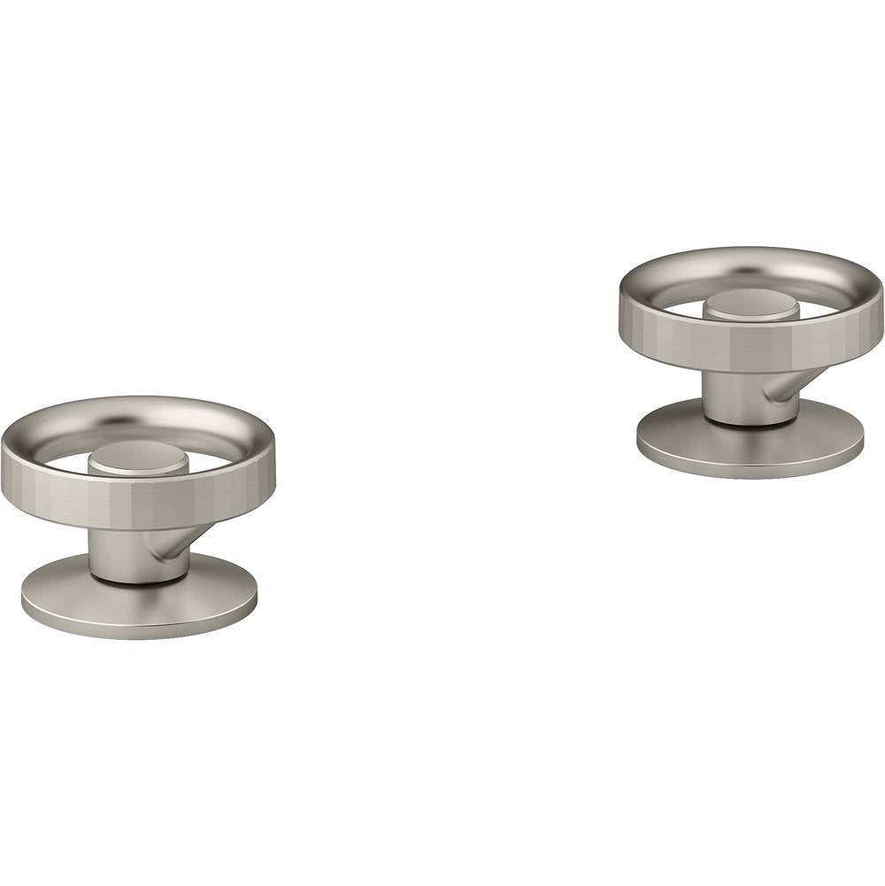Components  Deck-mount bath faucet handles with Industrial design