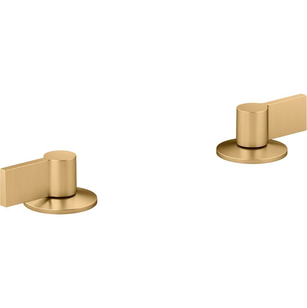 Components  Lever bathroom sink faucet handles