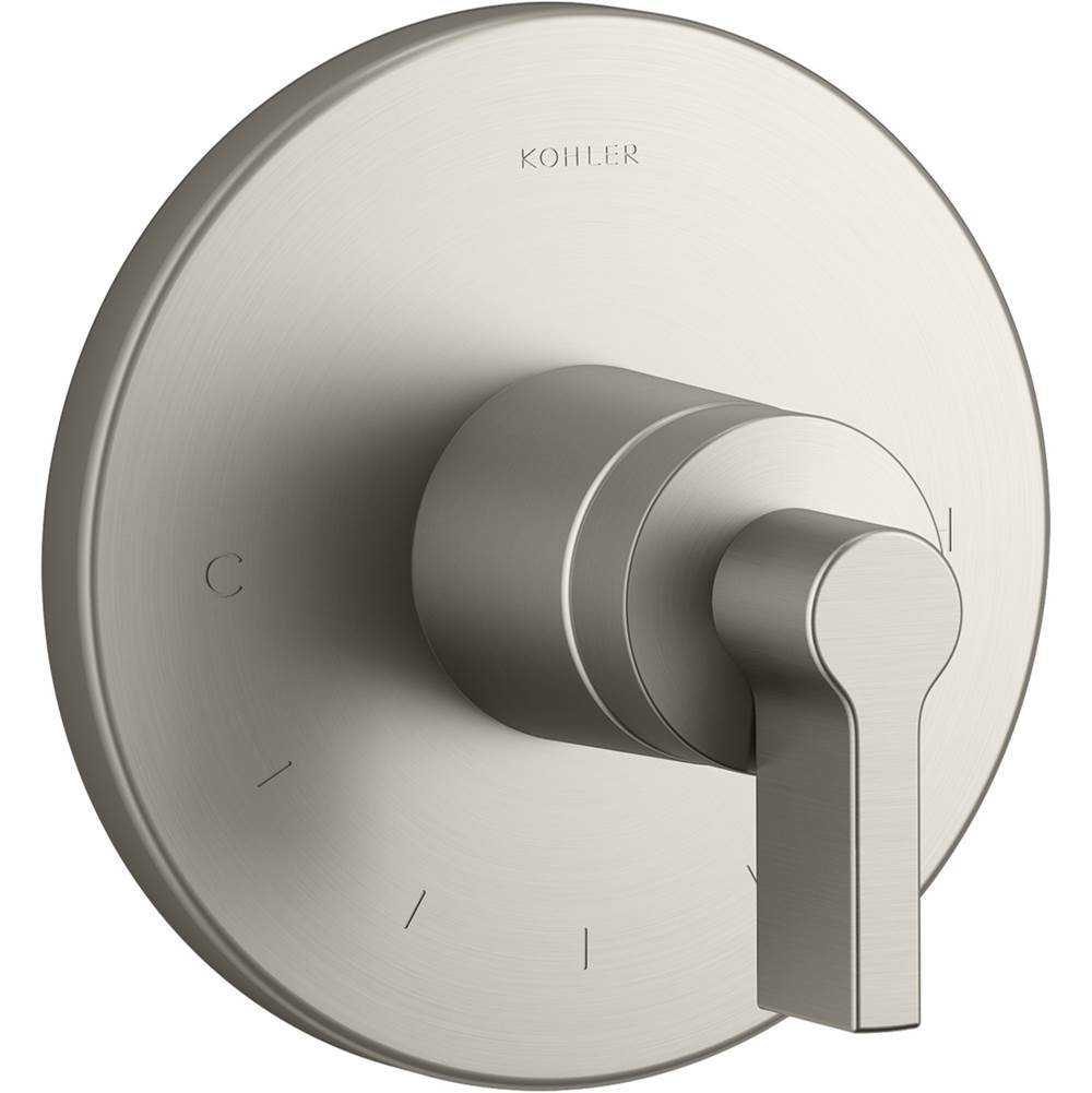 Components  MasterShower  temperature control valve trim with Lever handle