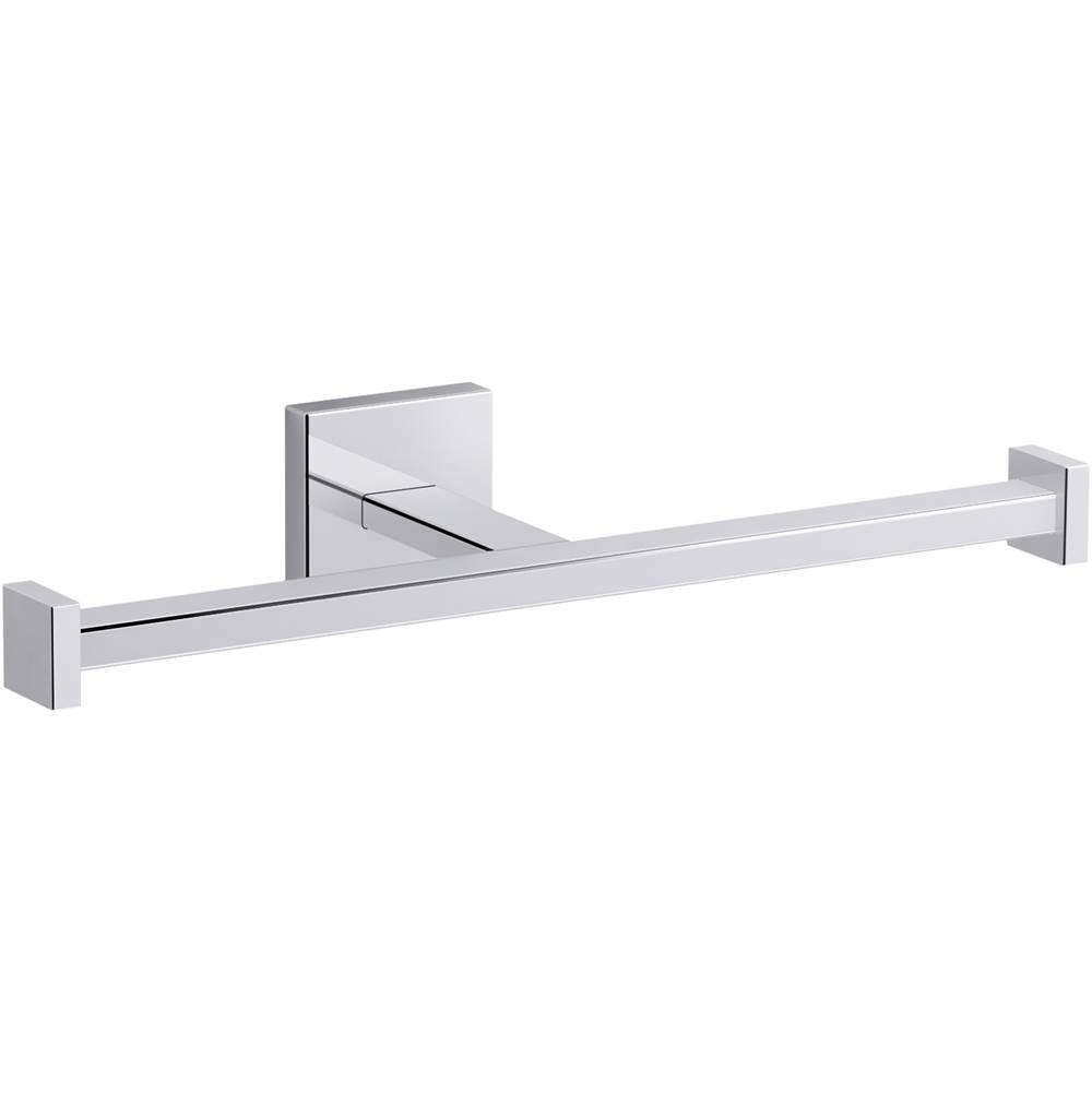 Square Double toilet paper holder