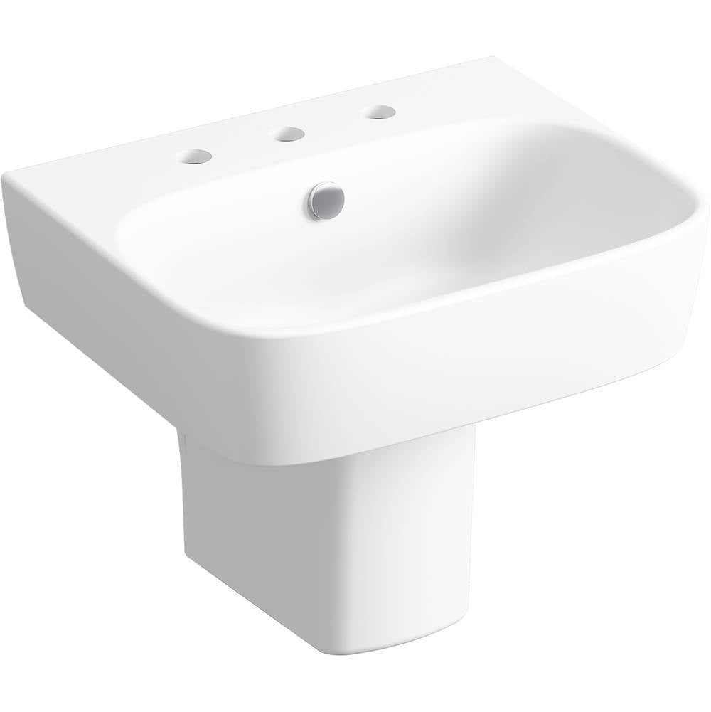 ModernLife  21-3/4" rectangular wall-mount bathroom sink
